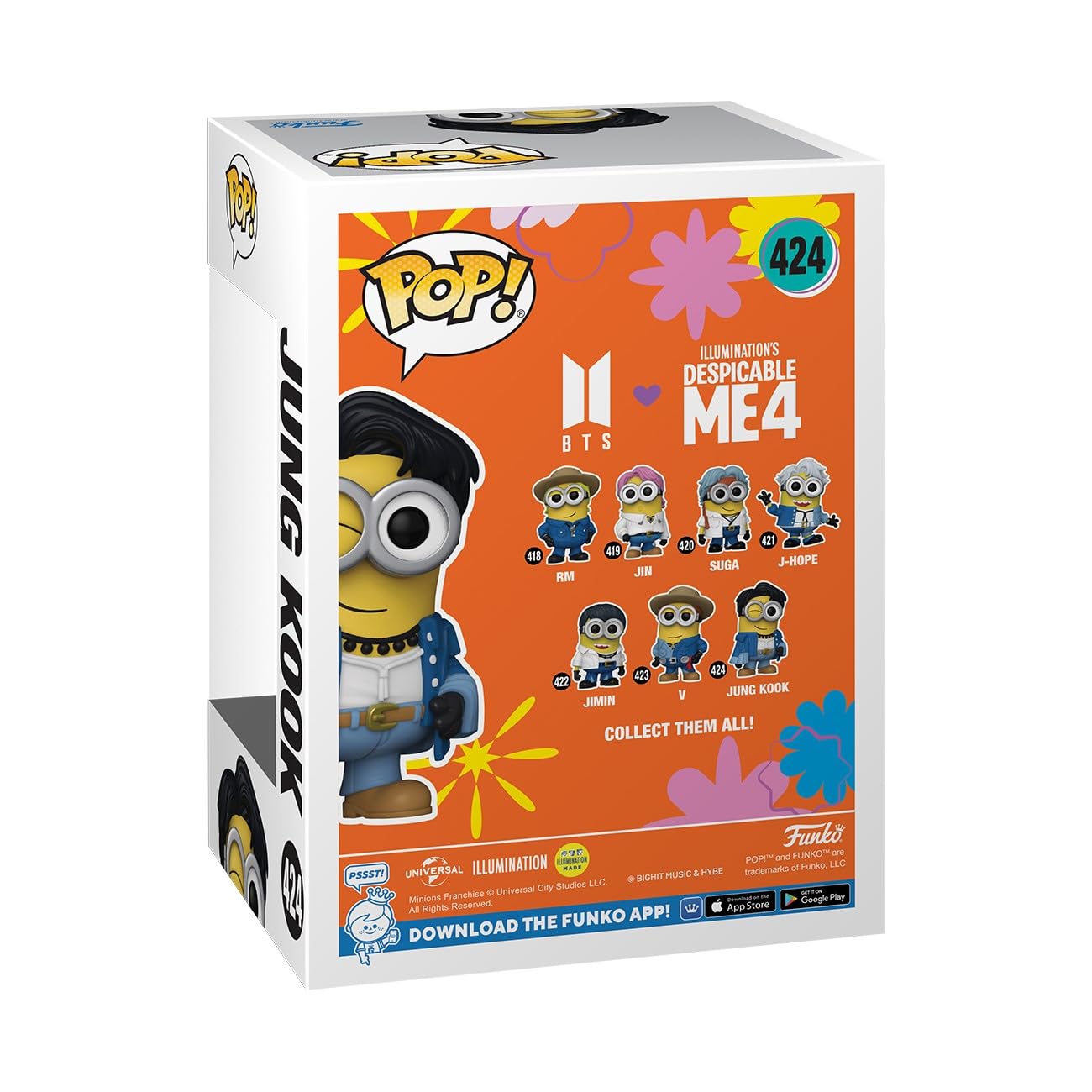 Funko POP! Rocks: Minions X BTS - Jungkook - Jung Kook - BTS + Minions - Collectable Vinyl Figure - Gift Idea - Official Merchandise - for Kids…