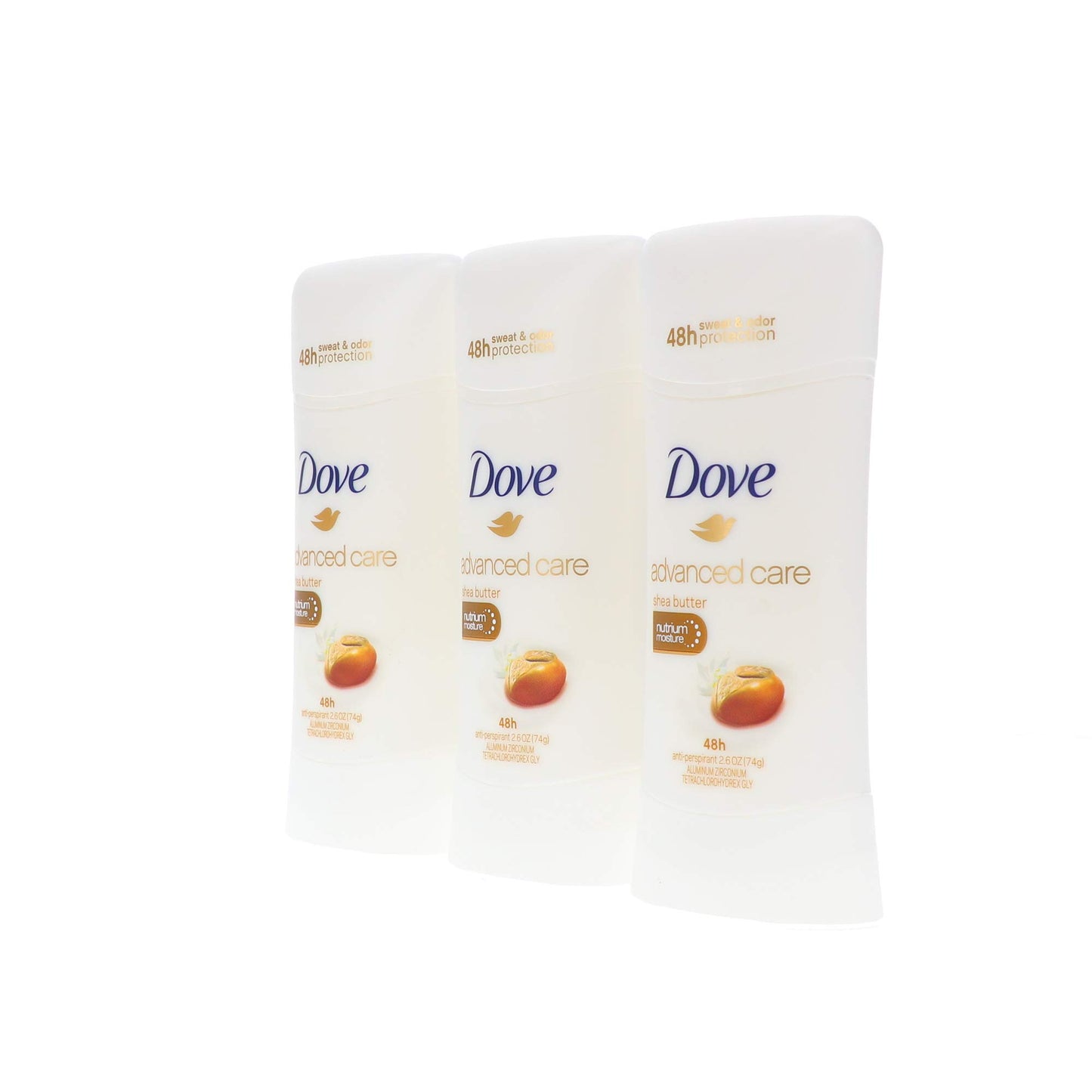 Dove Advanced Care Anti-Perspirant, Shea Butter 2.60 oz (Pack of 3) Beauty and Personal Care Dove