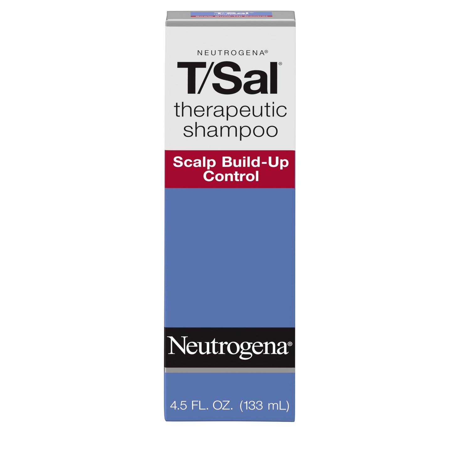 Neutrogena T/Sal Therapeutic Dandruff Shampoo, Scalp Build-Up Control, 3% Salicylic Acid,Psoriasis Treatment, Seborrheic Dermatitis Shampoo, Clears
