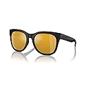 Native Woman Sunglasses Matte Black Frame, Bronze Reflex Polarized Lenses, 55MM