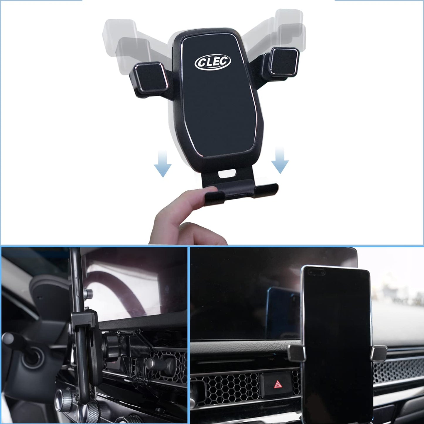 Zchan Car Phone Mount Fit for Toyota Highlander 2020-2025(NOT Grand Highlander/Platinum),Big Phone Friendly,Phone Holder Stand in Air Vent,Customized…