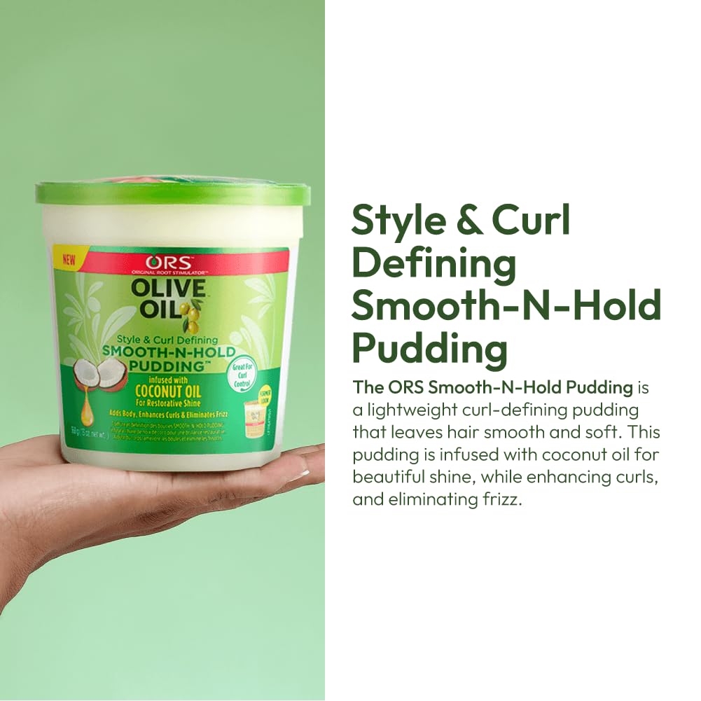 ORS Olive Oil Style and Curl Smooth-N-Hold Pudding 13 oz (Pack of 1)