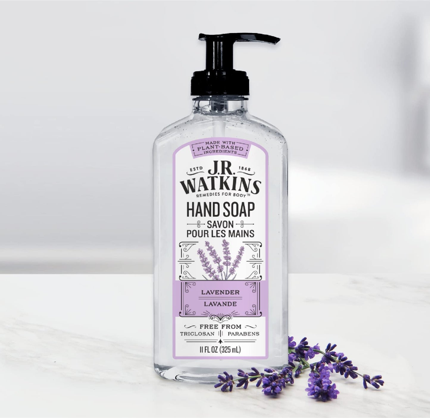 J.r. Watkins Natural Home Care Hand Soap, Lavender - 11 Oz