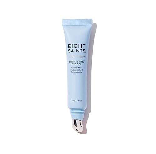 Eight Saints Light Show Brightening Eye Gel, Natural and Organic Anti Aging Cooling Eye Gel to Reduce Puffiness, Wrinkles and Calms Under Eye Skin