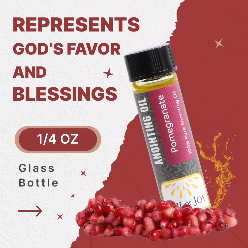 Anointing Oil for Prayers Pomegranate 6 Pack 1/4 oz
