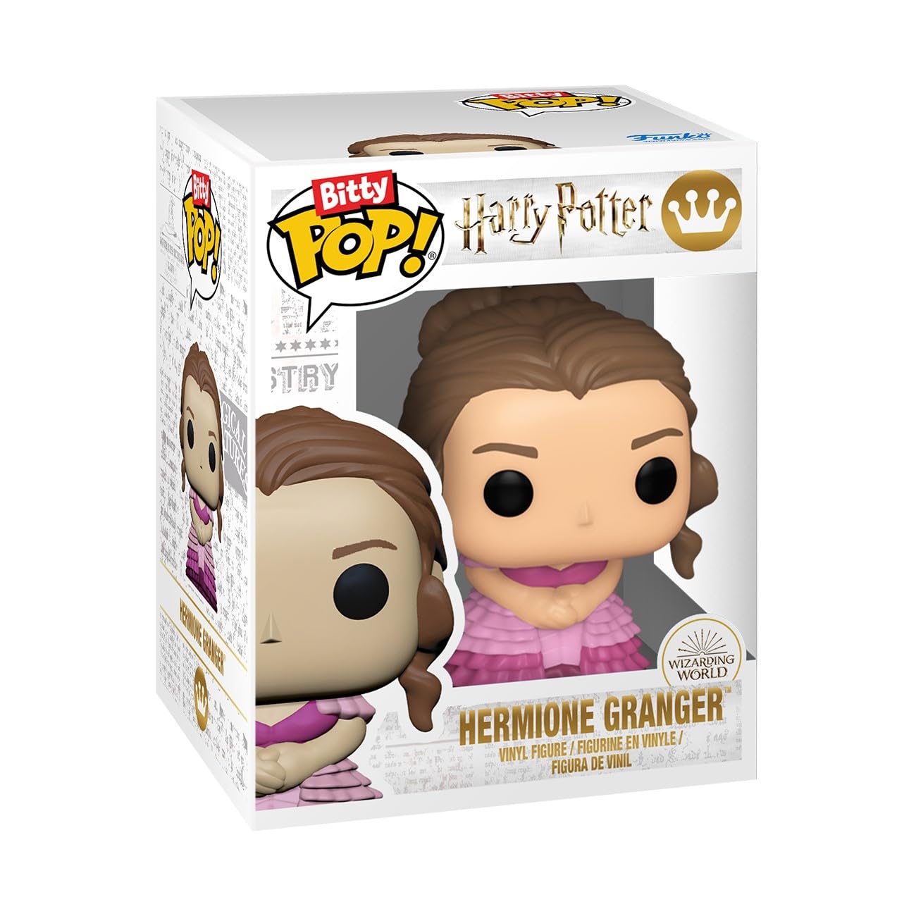 Funko Bitty POP HP GOF - Hermione, 4-Pack and A Surprise Mystery Mini Figure - 0.9 Inch (2.2 Cm) - Harry Potter Collectable - Stackable Display Shelf…