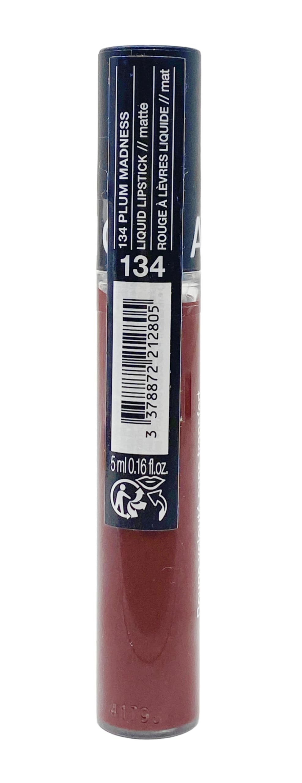 SEPHORA Collection Cream Lip Stain - 134 Plum Madness (matte deep plum brown) 0.16 oz. / 5 mL