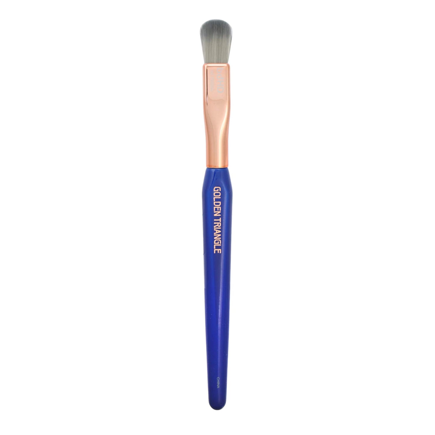 Bdellium Tools Professional Makeup Brush - Golden Triangle 792 Eye Double Dome Blender - With All Vegan and Soft Synthetic Fibers, For Effortless