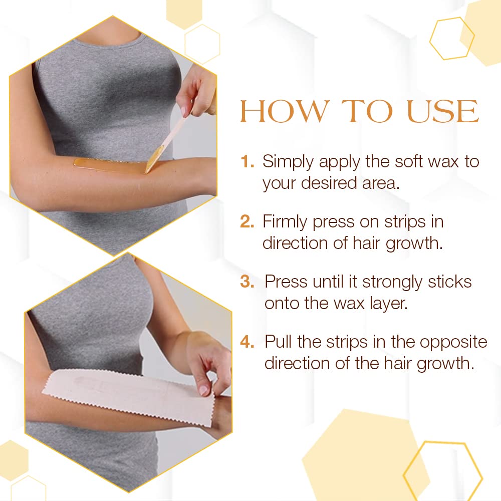(3 Pack) GIGI Natural Muslin Epilating Strips (Large) - GG0610