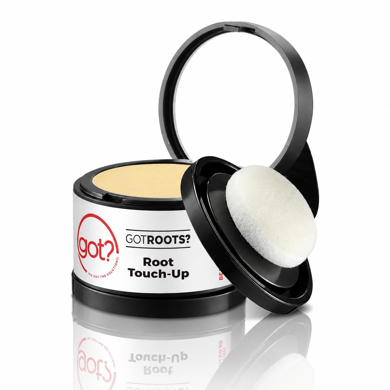 Got? Roots - Light Blonde Temporary Hair Thinning & Gray Cover Powder for Touch-Up, Brow Filler & Hairline - Pigment Infused Binding Powder - 0.14 OZ