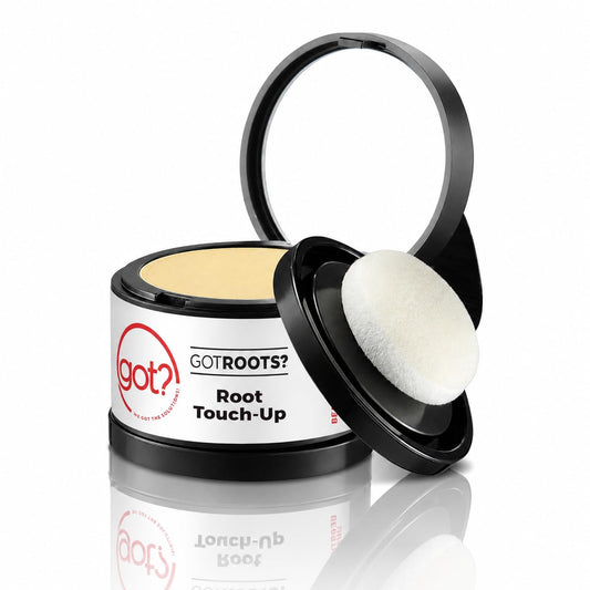 Got? Roots - Light Blonde Temporary Hair Thinning & Gray Cover Powder for Touch-Up, Brow Filler & Hairline - Pigment Infused Binding Powder - 0.14 OZ Beauty & Personal Care got? WE GOT THE SOLUTIONS!