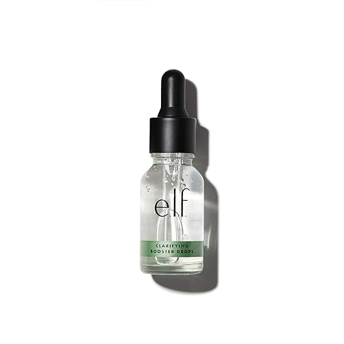 e.l.f. Clarifying Booster Drops, Lightweight, Concentrated, Nourishing, Refreshes, Soothes, Evens Complexion, Infused with Tea Tree Oil and Witch