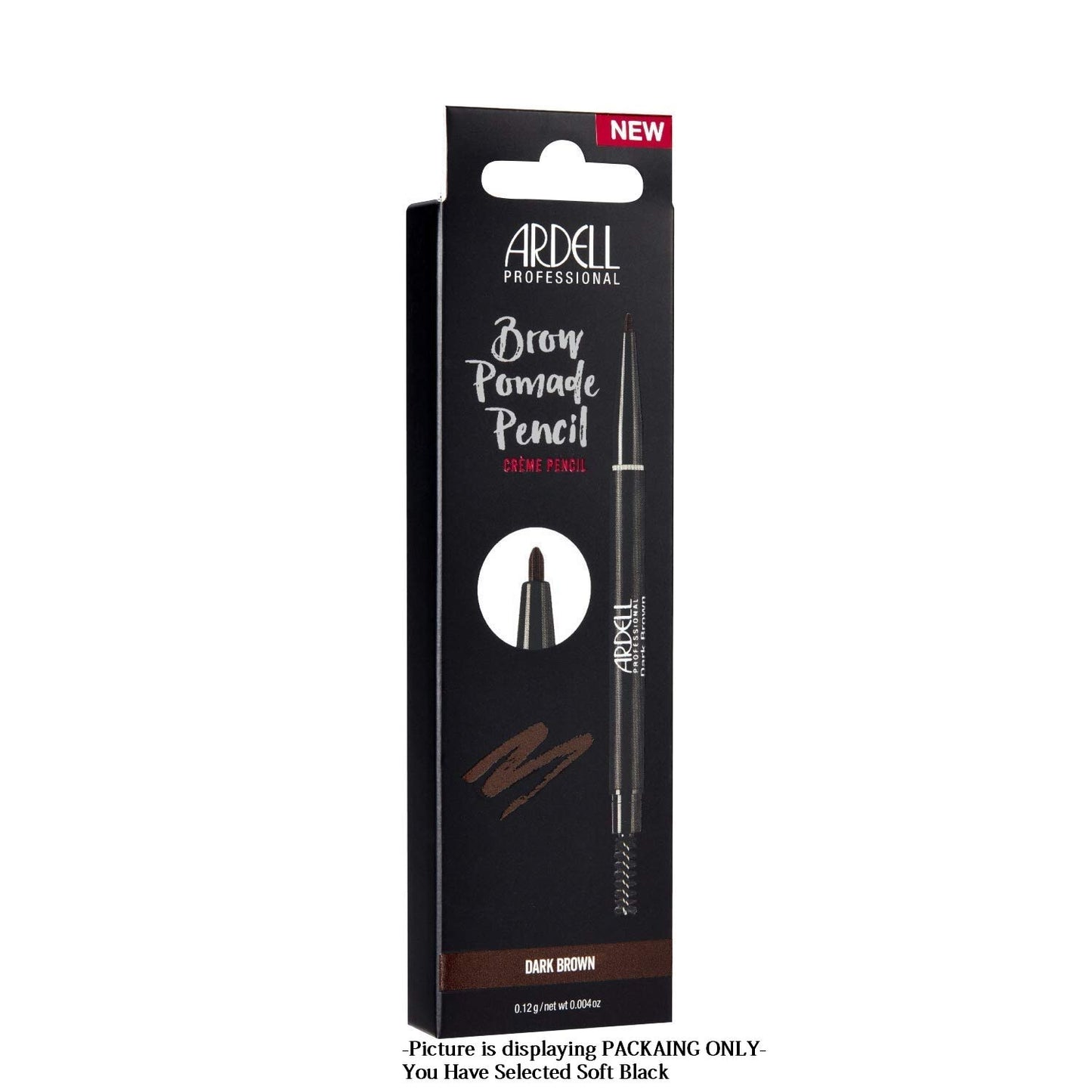 Ardell Brow Pomade Pencil, Soft Black