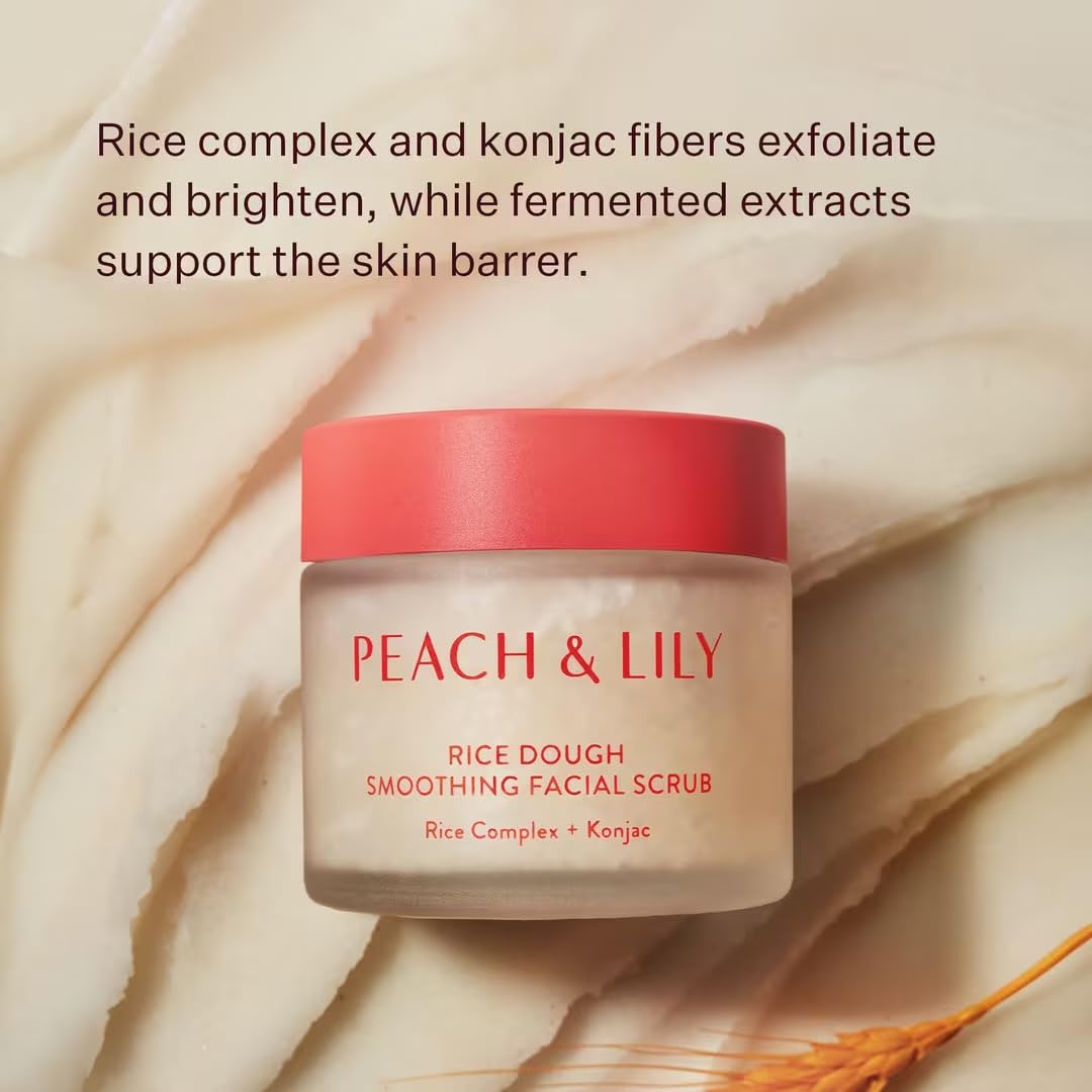 Peach & Lily Rice Dough Smoothing Facial Scrub