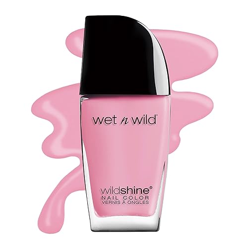 wet n wild Wild Shine Nail Color, High-Shine Finish - Tickled Pink