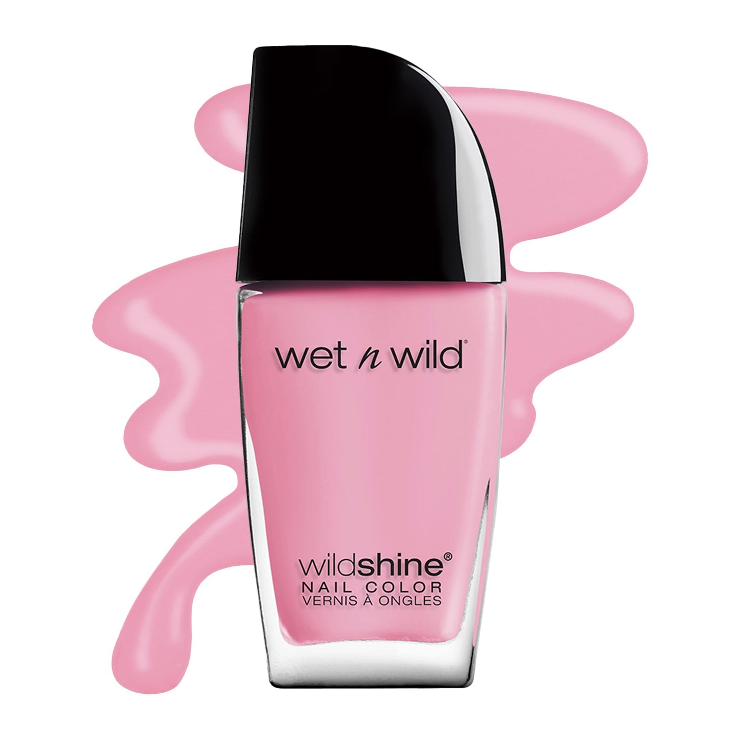 wet n wild Wild Shine Nail Color, High-Shine Finish - Tickled Pink