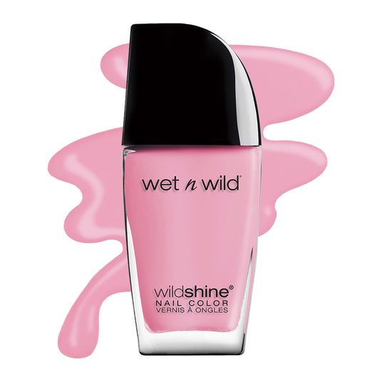 wet n wild Wild Shine Nail Color, High-Shine Finish - Tickled Pink