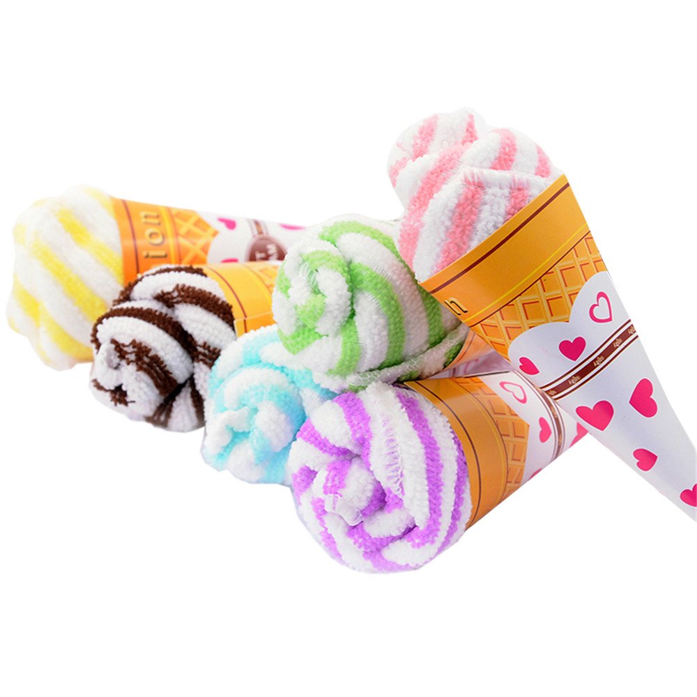 TanQiang 10 Pcs Ice Cream Towel Personalized for Wedding Party Gift Thank You Guest Favor Supplies