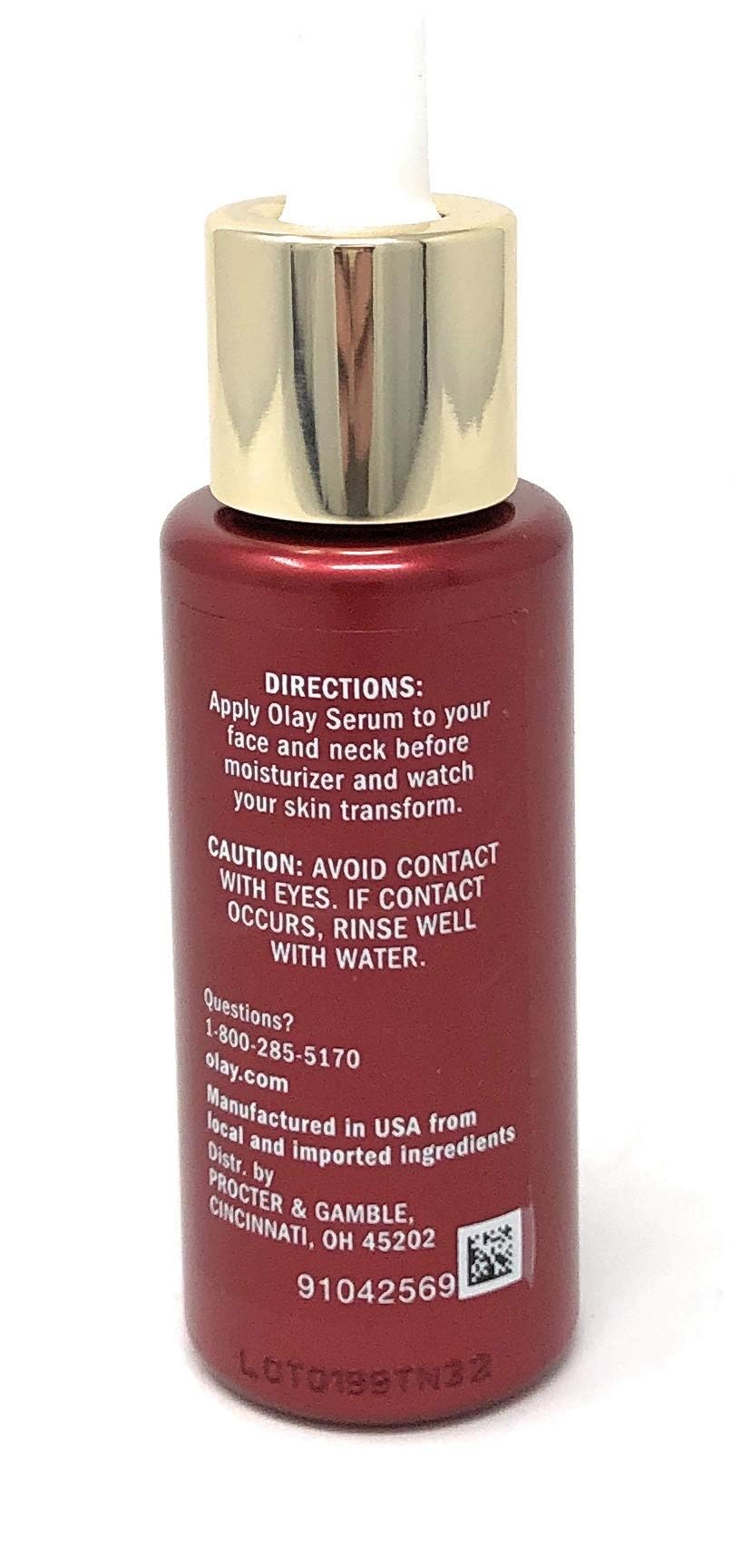 Olay Niacinamide Serum MAX Wrinkle Reducing, Fragrance - Free, 1.3oz. (40 mL)