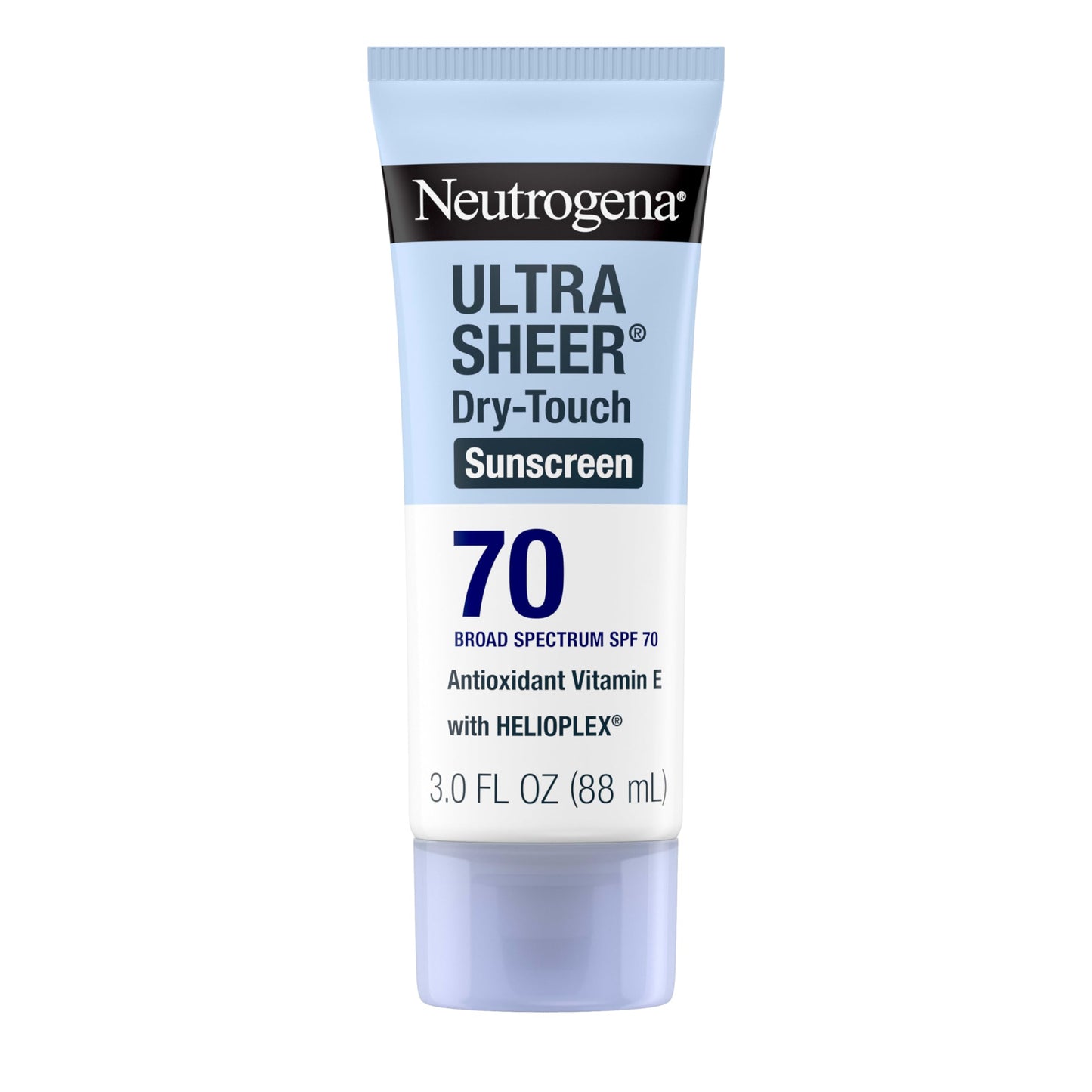 Neutrogena Ultra Sheer Dry-Touch Sunscreen Lotion SPF 70, Broad Spectrum, Water Resistant 80 Min, Oil-Free, Oxybenzone-Free, Non-Comedogenic, Matte