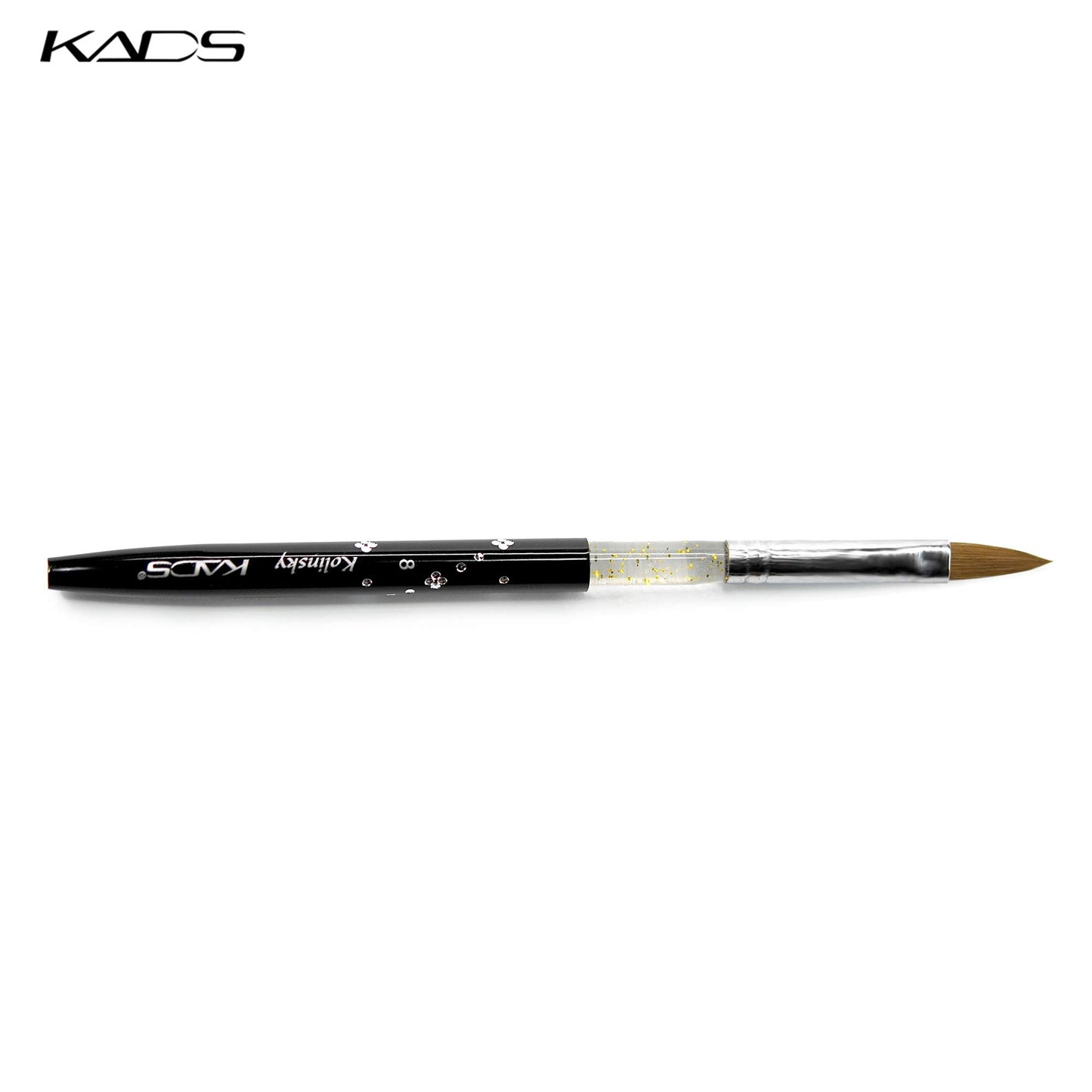 KADS Kolinsky Sable Brush Professional Kolinsky Sable Acrylic Nail Brush for Acrylic Brush Size 8# Beauty & Personal Care KADS