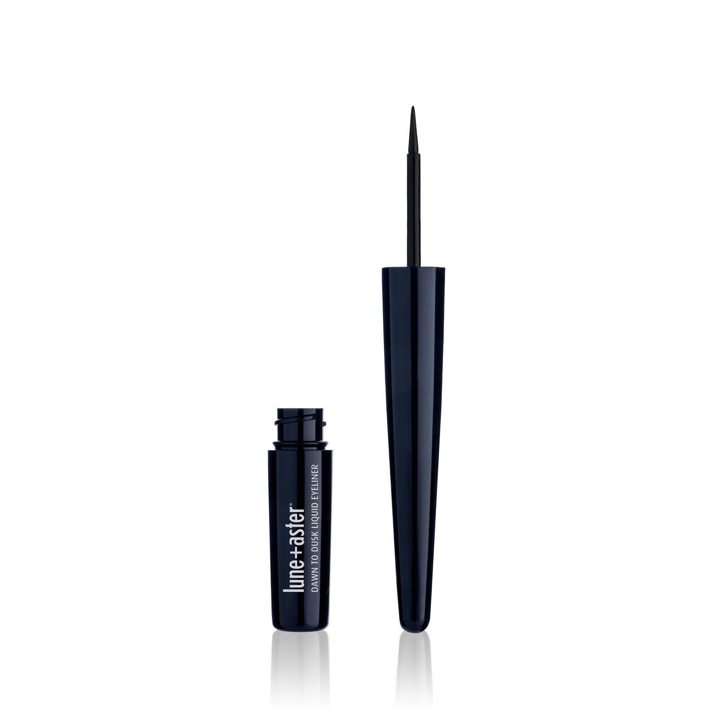 Lune+Aster Dawn To Dusk Liquid Eyeliner Precision Pen | Ultra-Defined, High-Impact Liquid Liner - Jet Black