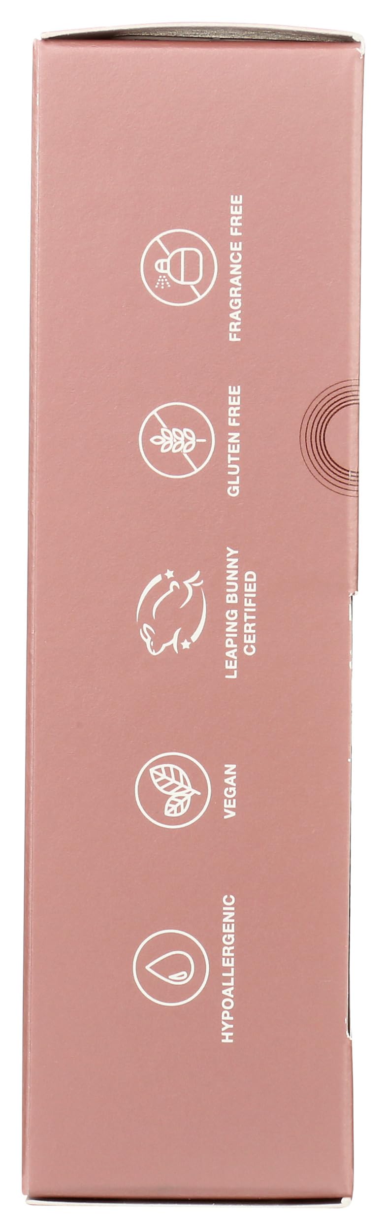 Mineral Fusion Full Coverage Foundation, Liquid Foundation - Deep 5- Deep Complexion w/Warm Undertones, Lightweight Matte Finish, Up to 12 Hr Hydration, Hypoallergenic & Vegan, 1 fl. oz