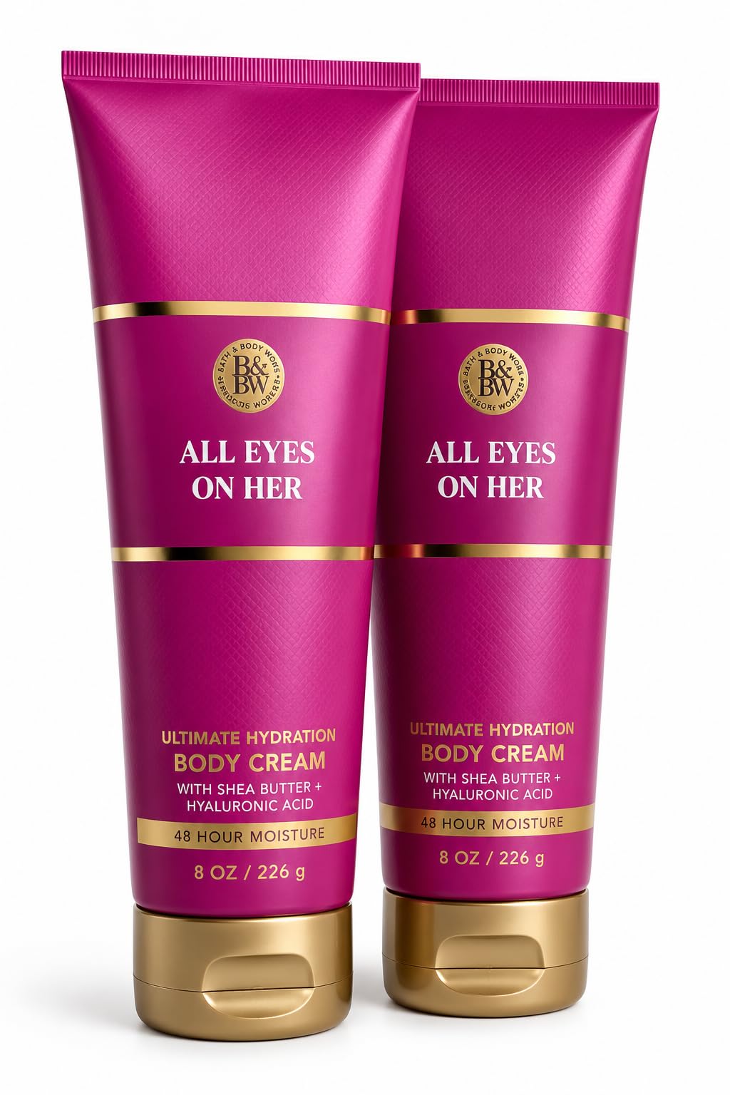 Bath & Body Works All Eyes On Her Ultimate Hydration Body Cream 2-Pack - Blackberry Jasmine Sandalwood Scent