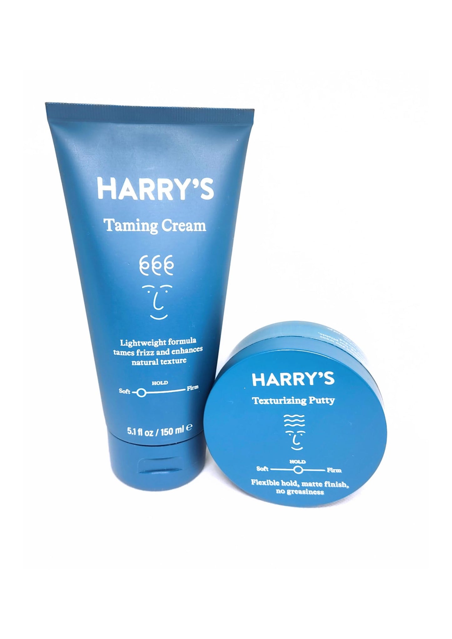 Yaco Designs: Style Harrys Hair Taming Cream+Texturizing Hair Putty for Men+bundled pocket comb