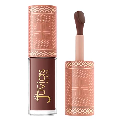 Juvia's Place Nubian Earth Lip Reflect Lip Gloss Meroe - Non-sticky Lip Makeup, Hydrating, Tinted Lip Gloss, Shine & Glow Lip Makeup, Beauty &