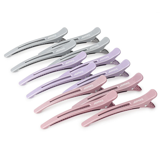 AIMIKE Hair Clips for Styling - Silicone No-Crease Duck Billed Hair Roller Clips for Sectioning, Cutting, and Salon Use Beauty and Personal Care AIMIKE Default Title