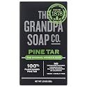 Grandpas Wonder Pine Tar Soap Lathers White 3.25 oz by Grandpa's