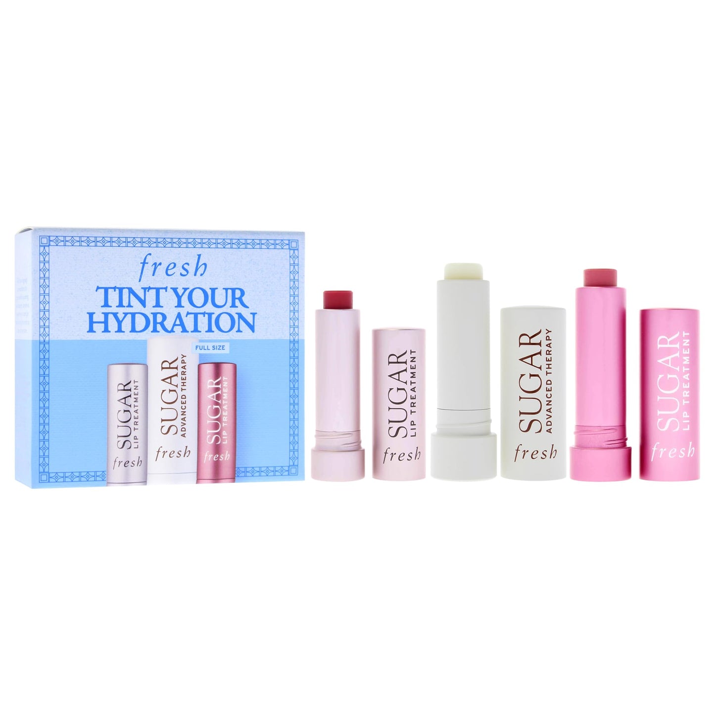 FRESH Tint Your Hydration Set - Lip Treatment Rose & Bloom and Advance Therapy Lip Treatment.