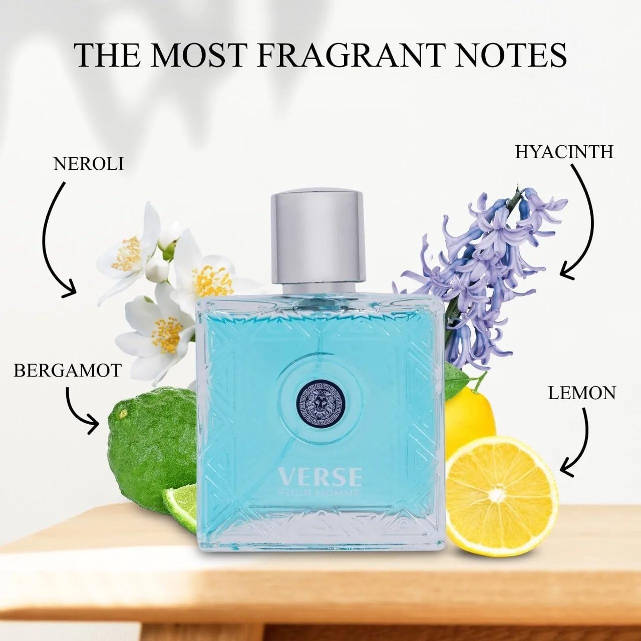 NovoGlow Verse Pour Homme Eau De Parfum Spray for Men Long Lasting Citrusy Floral & Masculine Fragrance Smell Fresh All Day Long Gift for Men for All