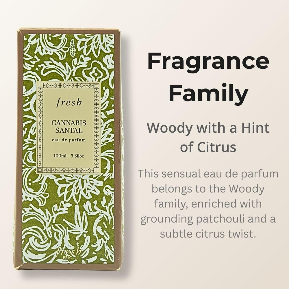 Cannabis Santal by Fresh for Men - 3.3 oz EDP Spray