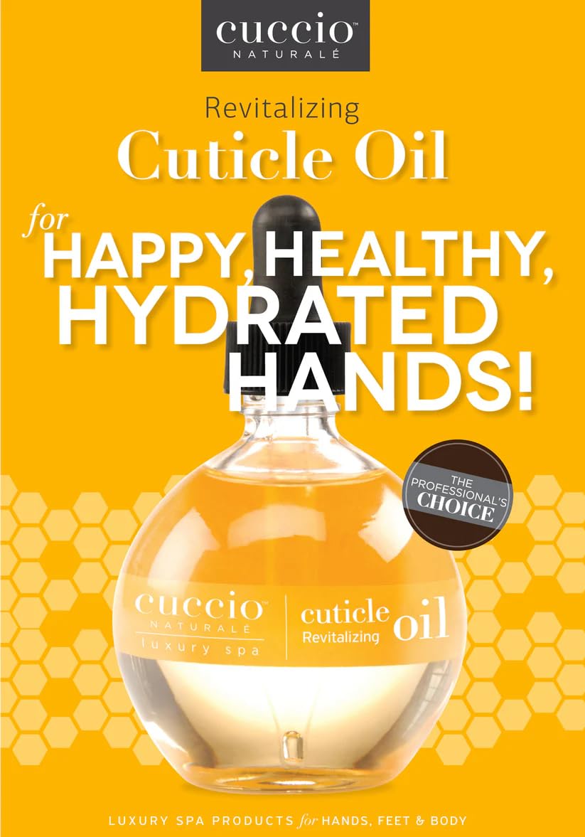 Cuccio Naturale Revitalizing- Hydrating Oil For Repaired Cuticles Overnight - Remedy For Damaged Skin And Thin Nails - Paraben /Cruelty-Free Formula