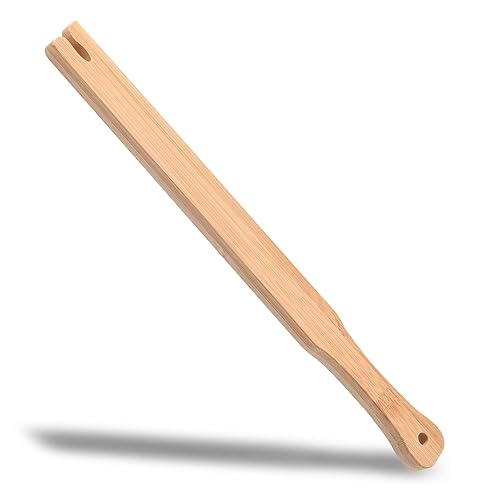 Bamboo Long Handle for INNERNEED Round Body Scrubber, for Back Scrub