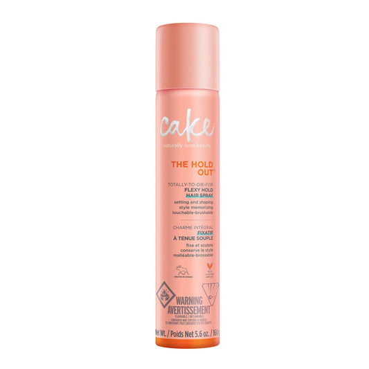 Cake Beauty Hairspray, The Hold Out - For Brushable, Touchable, Flexible Hold- Multi Tasking Styler- Vitamin E & Abyssinian Oil - For All Hair Types