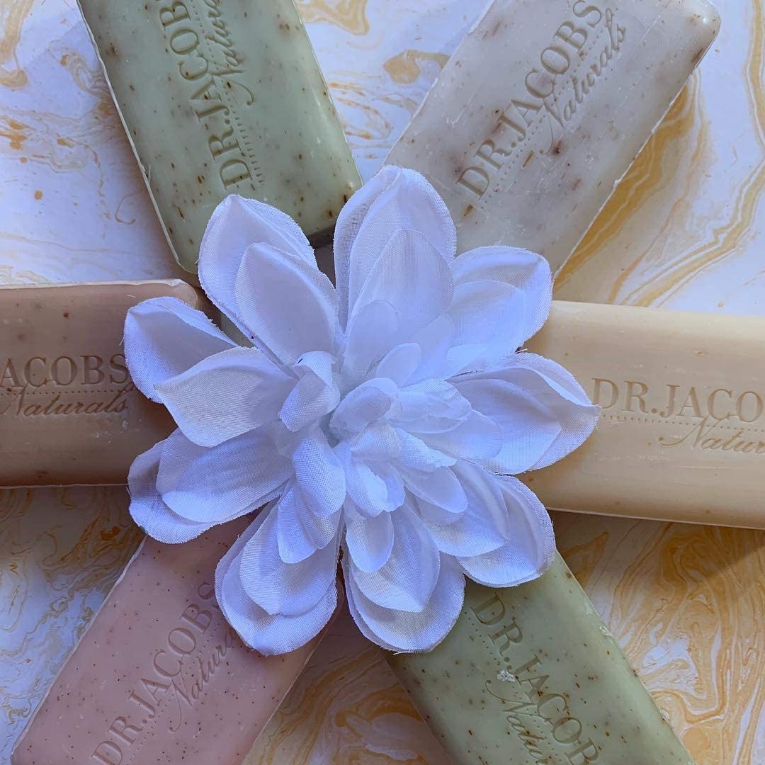 DR.JACOBS NATURALS Dr Jacobs Naturals, Triple Milled Loofah Exfoliating Castile Bar Soap 5 oz. - Minty Cucumber Mojito