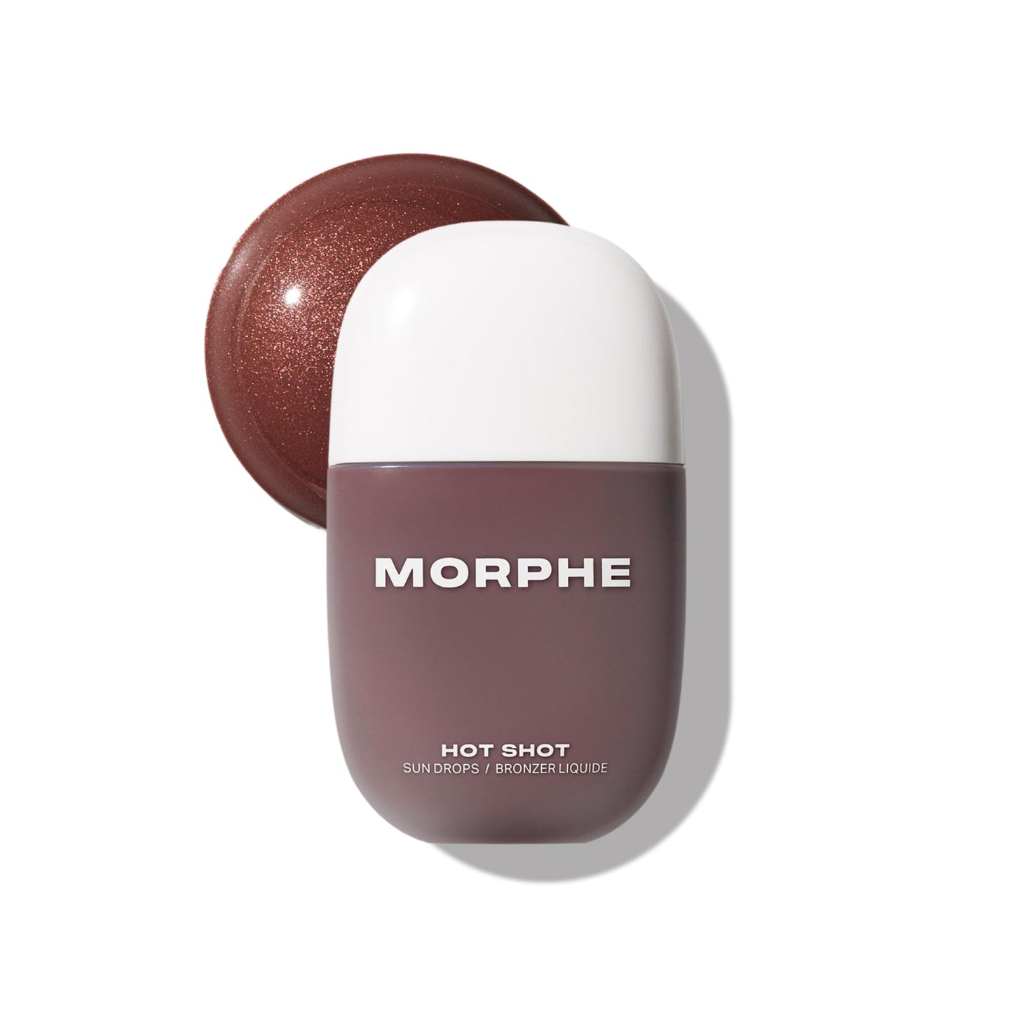 Morphe Hot Shot Sun Bronzing Drops - Waterweight Liquid Bronzer Drops with Niacinamide for Glowing Skin, Hydration & a Natural Radiant Finish - Rich
