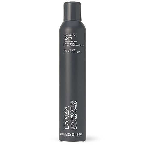 L'ANZA Healing Style Dramatic F/X Hair Spray Firm Hold Finishing Hairspray, Anti Humidity & Heat Protection, Long-Lasting Control, Adds Shine