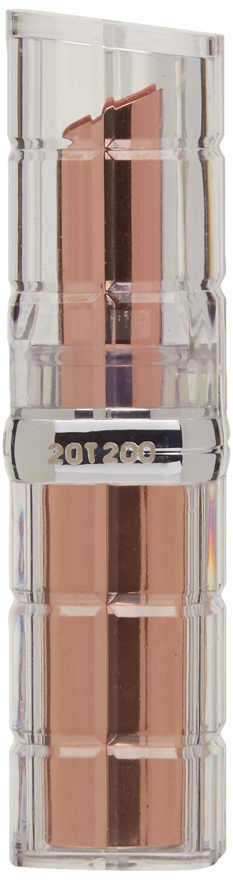 L'Oreal Paris Makeup Colour Riche Plump and Shine Lipstick, for Glossy, Radiant, Visibly Fuller Lips with an All-Day Moisturized Feel, Coconut Plump,