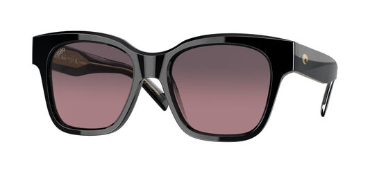 Costa Del Mar Nusa Sunglasses, Black/Rose Gradient 580G, 54 mm