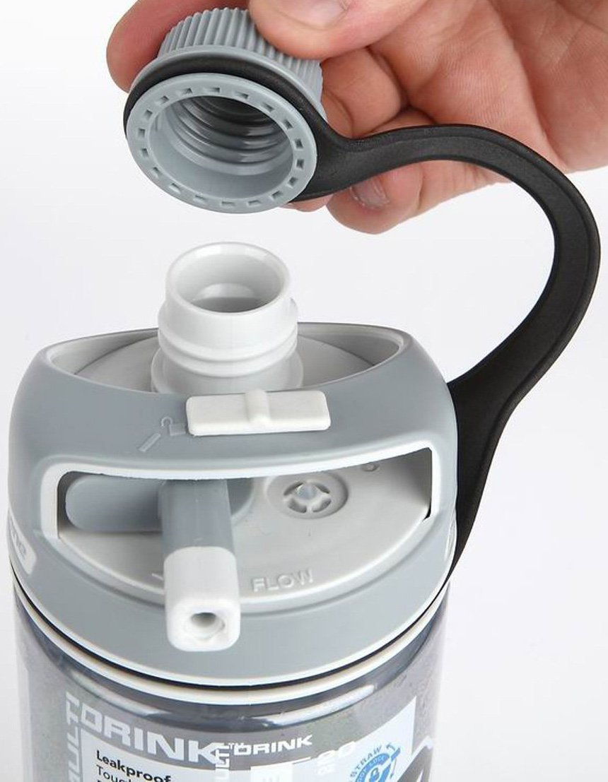 Nalgene Multidrink Bottle, Gray, 20 oz