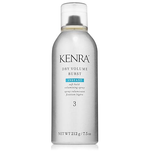 Kenra Professional Dry Volume Burst 3 | Instant Volume Hairspray | Soft Hold Volumizing Spray | Dry Application | All Hair Types | 7.5 oz