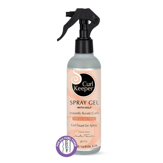 Curl Keeper Hair Gel for Curls - Water-Based Styling Gel with Instant Hold and Boost for All Curl Types, 12 Fl Oz (For Women & Men) Beauty & Personal Care Curl Keeper