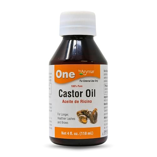 Arymar Castor Oil Aceite de Ricino Made in USA 100% Pure 4 fl oz 118 ml One (4 fl oz)