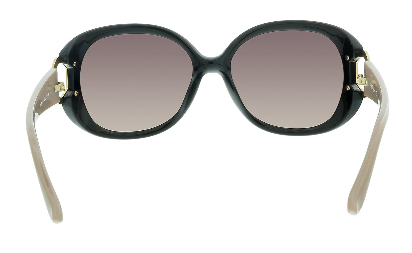 Ferragamo Brown Gradient Oval Sunglasses SF668 001 57