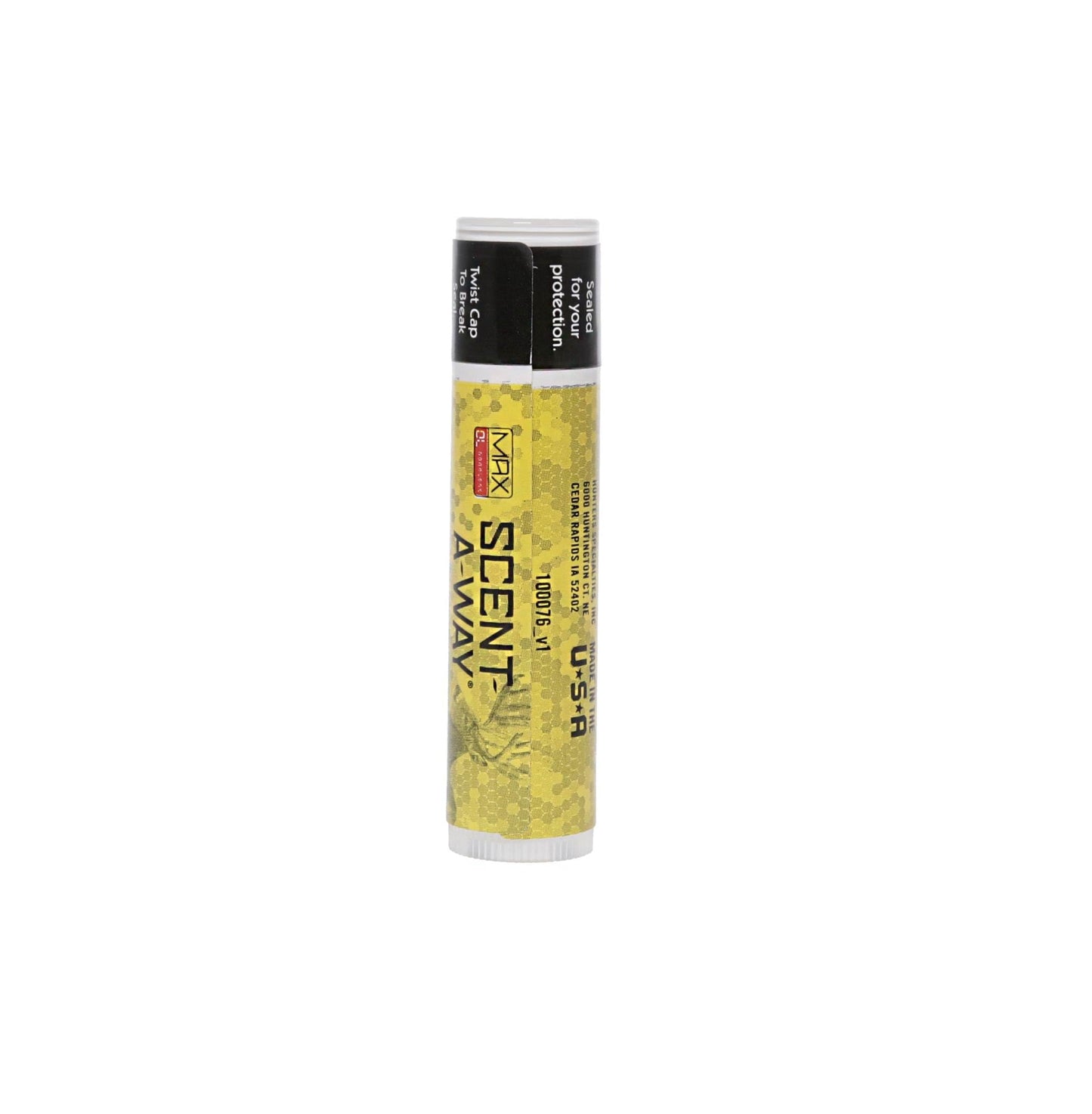 Hunters Specialties Scent-A-Way MAX Odorless Lip Balm, 2 Pack - SPF 30 Sunscreen Protection Long-Lasting Moisturizer for Dry Chapped Lips for Hunters