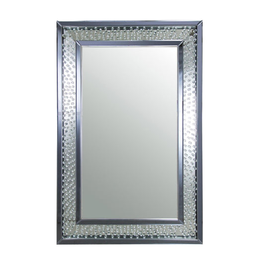 ACME Nysa Accent Mirror (Wall) - 97387 - MIrrored Beauty and Personal Care Acme